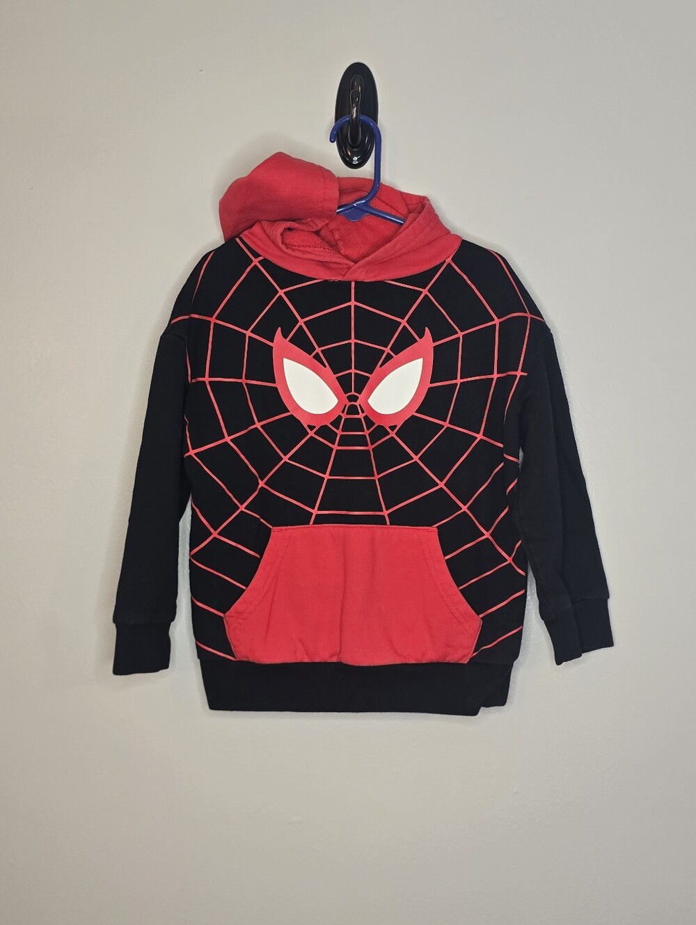 Jumping Beans Marvel Kids Black & Red Spider Web Hoodie